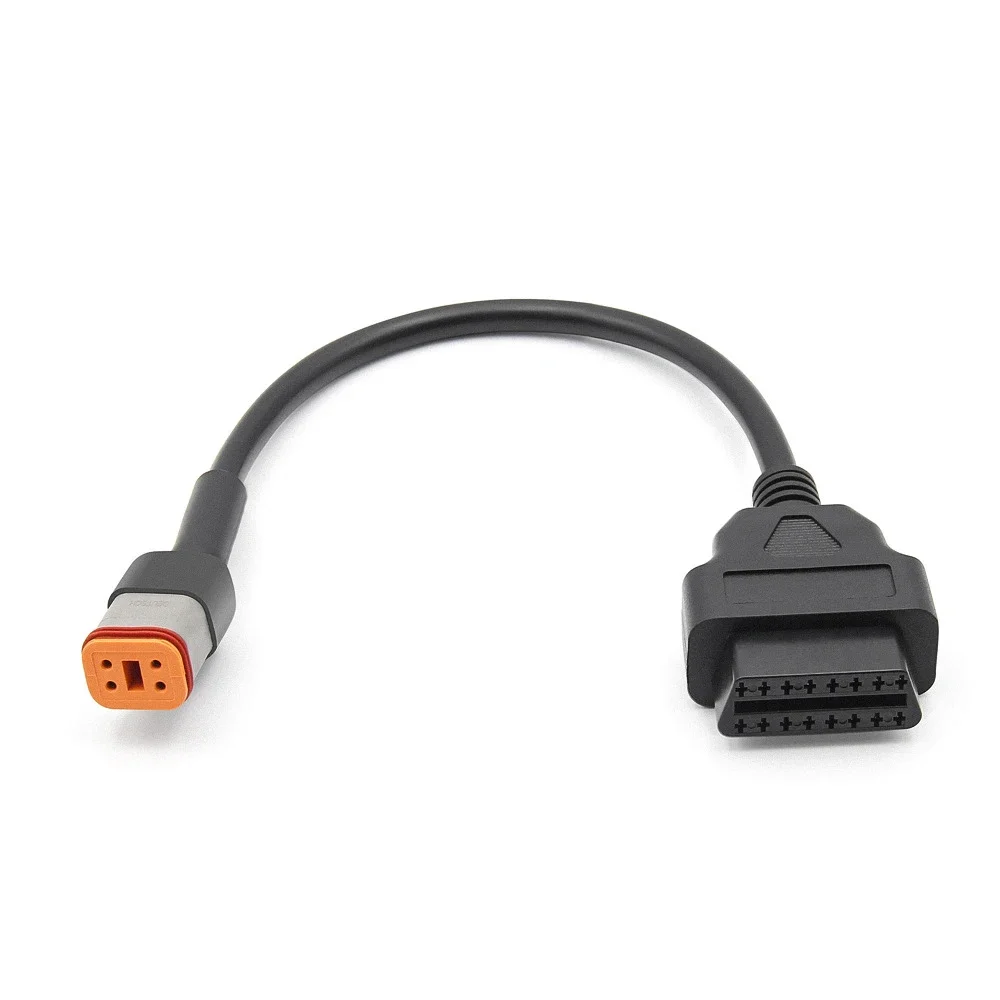 

Кабель OBD для мотоцикла Harley Davidson, диагностический кабель с 4 контактами на 16 контактами, адаптер OBD2, соединитель OBD II CAN BUS