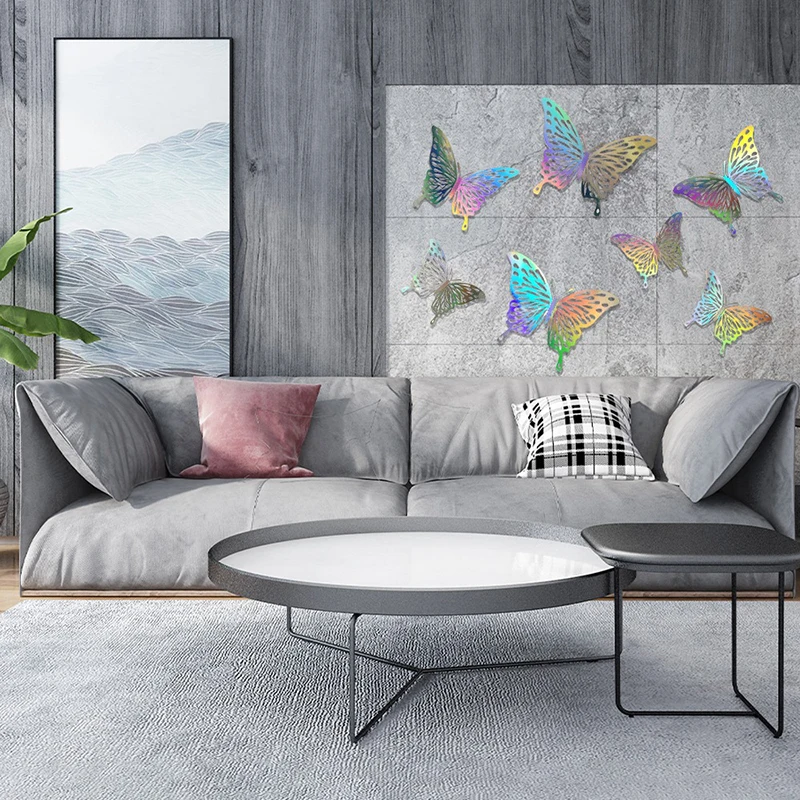 

12 Pcs/Set 3D Wall Stickers Hollow Butterfly for Kids Rooms Home Wall Decor DIY Mariposas Fridge stickers Room Decoration