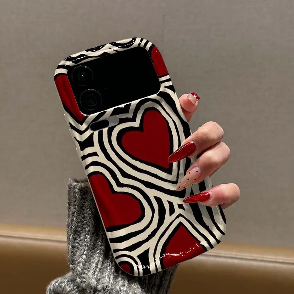 Фото Ретро-чехол с крутым узором «Любовь» для Xiaomi Mi 17, 15, 14, 14T, 15T, 13T, 12T, 12, 11i, 11X, 11 Pro, Lite, Ultra, NE, Max, Wave Oil №3