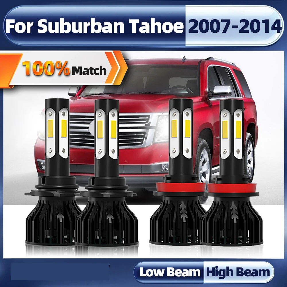 

40000LM Car Led Headlight Bulbs 6000K HB3 9005 H11 CSP Chip Auto Lamp 240W For Suburban Tahoe 2007-2009 2010 2011 2012 2013 2014