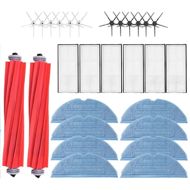 

Main Brush Hepa Filter Mops Spare Parts Robotic As Shown Plastic Replacement Parts For Roborock S7 S70 S75 S7max S7maxv T7S Plus