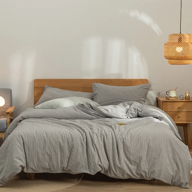 Хлопковый комплект из четырех предметов окрашенный в пряжку поставляется