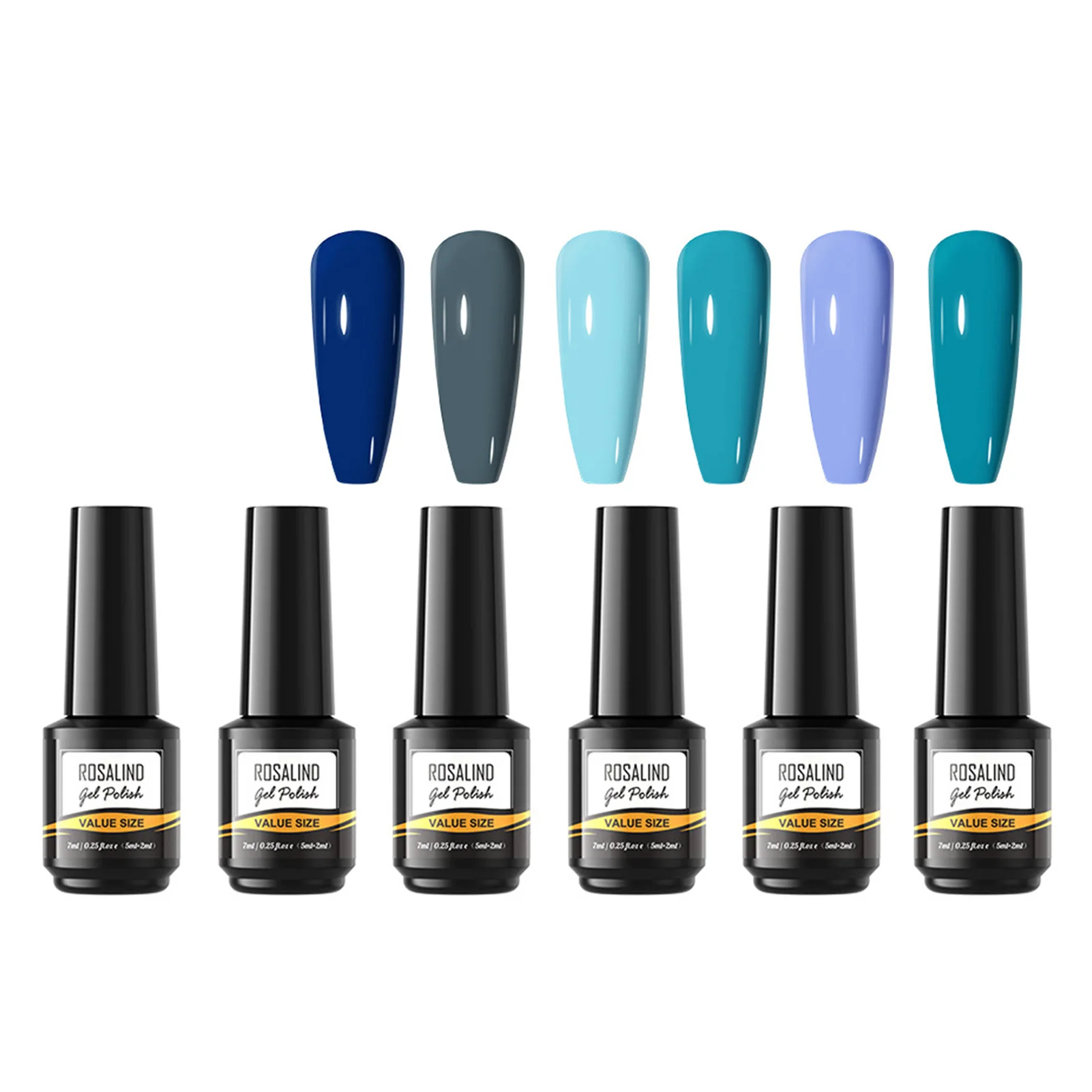 

Гель-лак для ногтей со светодиодной УФ-лампой, 6 шт.