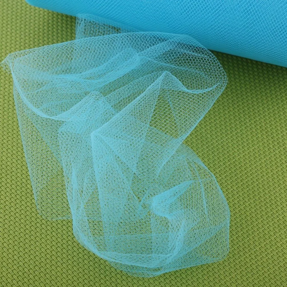 100 метров 15 см Fai Da Te Decorazione Di Nozze Tulle Rotolo Bobina Vestiti Maglia Tessuto Per Cucire (rosso Brillante)