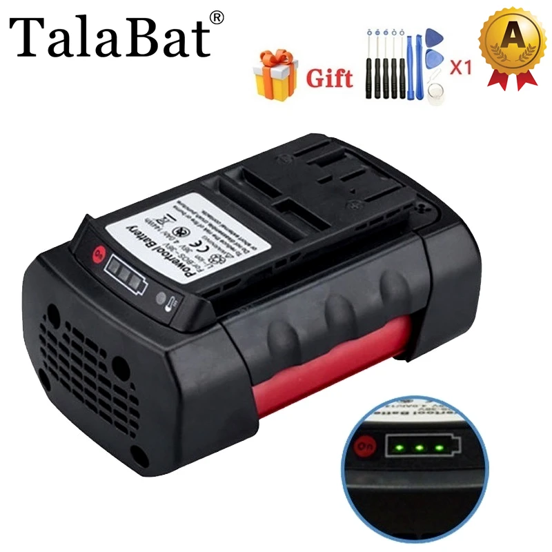 

Аккумуляторная батарея 36 В 8000 мАч для электроинструментов Bosch 6.0A BAT810 BAT840 2607336173 D70771 GBH 36V-LI 36VF-LI