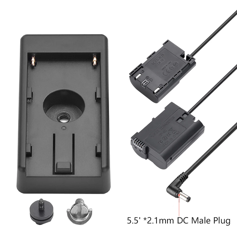

DR-E6 LP-E6 DR-E18 LP-E17 NP-FZ100 CP-W126S NP-W126 EP-5A EN-EL14 EP-5B EN-EL15 Dummy battery Fully decoded DC Coupler