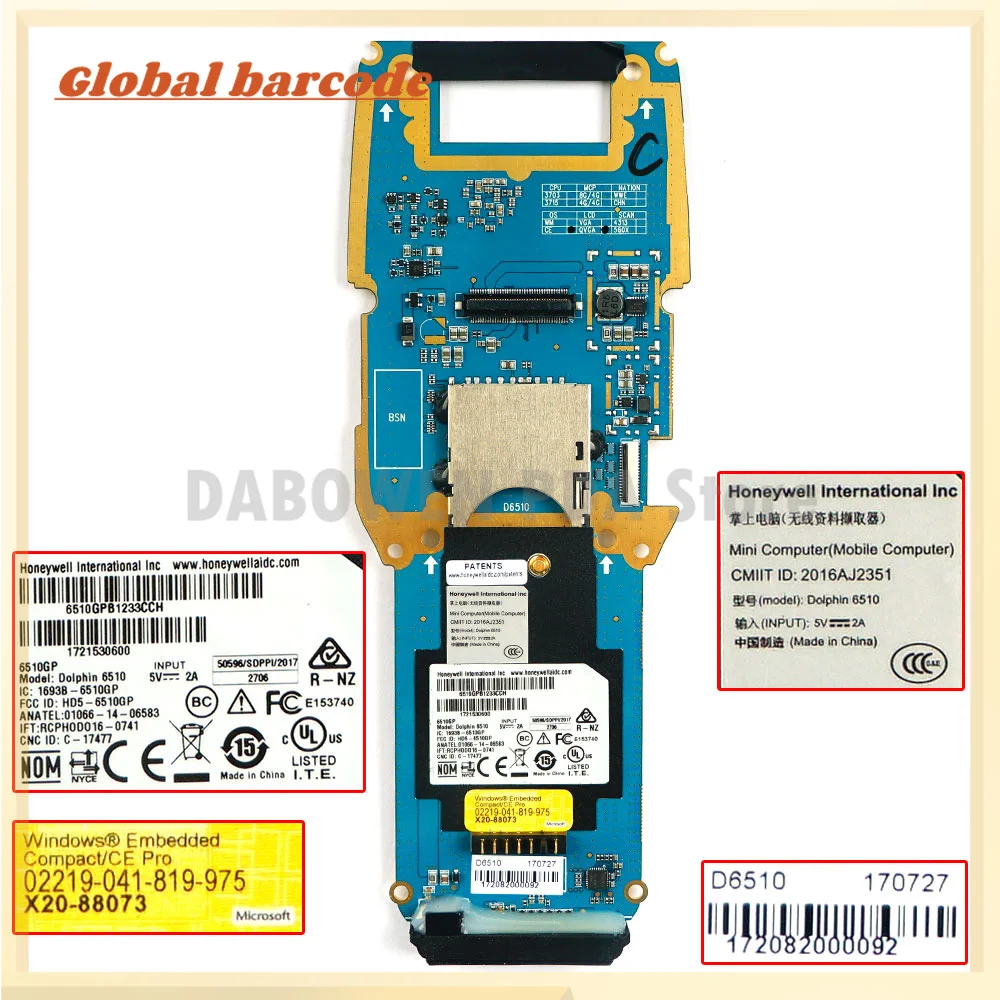 

Motherboard Mainboard PCB for Honeywell Dolphin 6510 Free Shipping