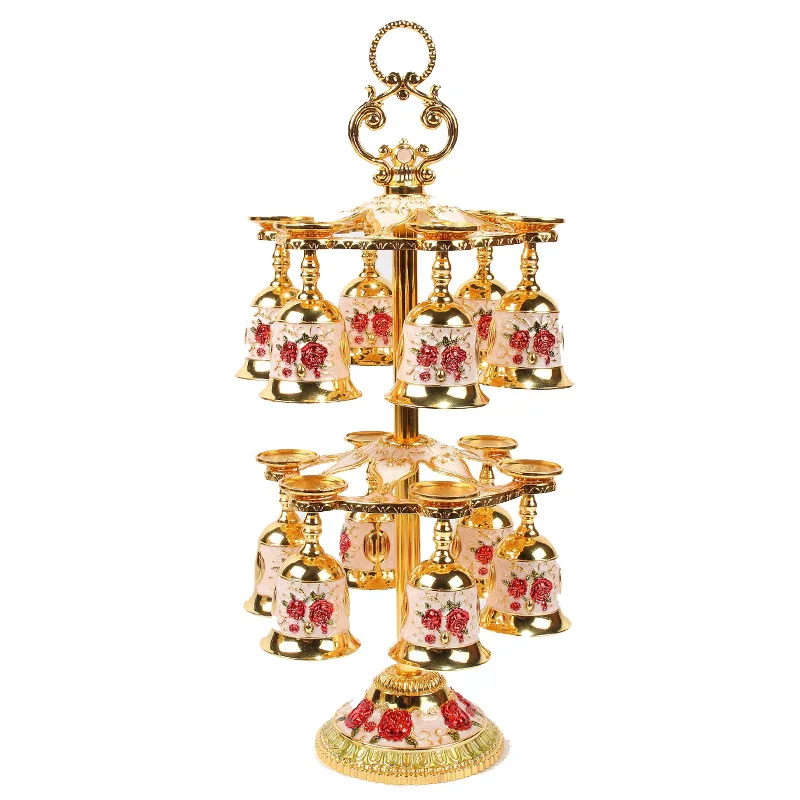 Европейские 6/12 чашек/Набор металлические чашки для вина verre a vin kielizek do wina графин