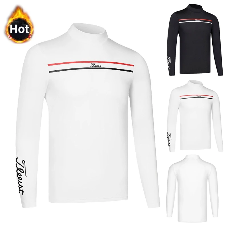 

Long Sleeve T-shirt Men 2022 New Golf Wear Apparel Men Top Round Neck Outdoor Sports Summer Breathable Quick Dry Sweater Golf