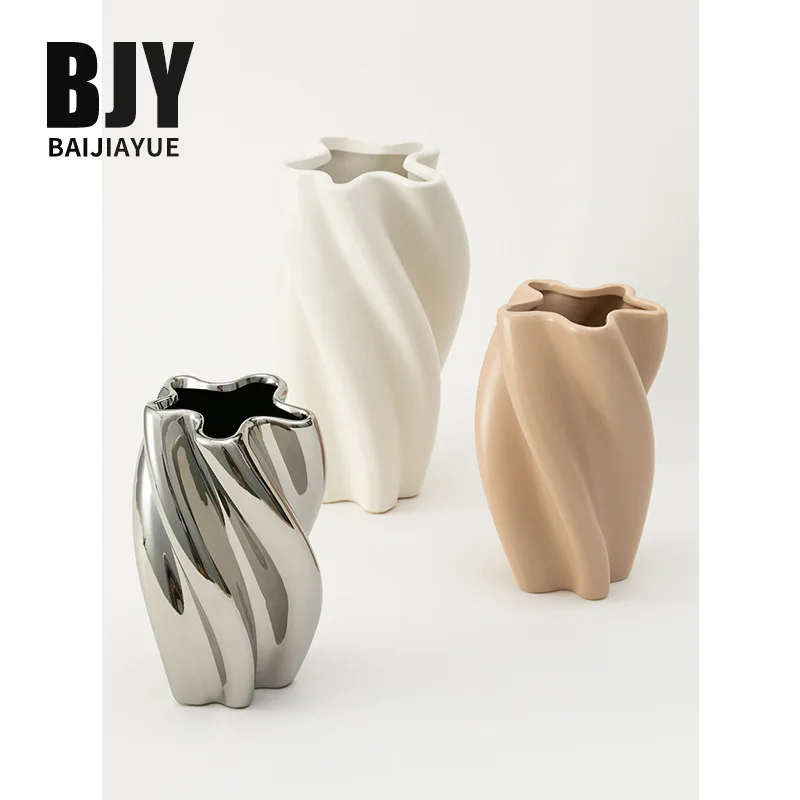 

Original Abstract Ceramic Vase Ornament Simple INS Living Room Home Decoration Ornament