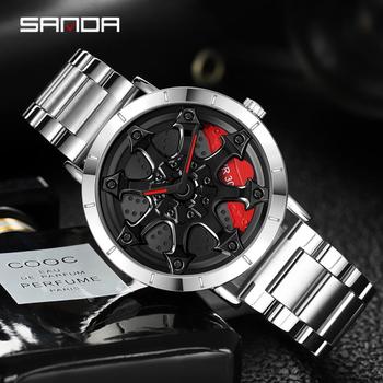 SANDA 2022 Top Brand Luxury Steel Men's Watches Casual Fashion Quartz Watch For Men Wristwatch Relogio Masculino P1078-36843