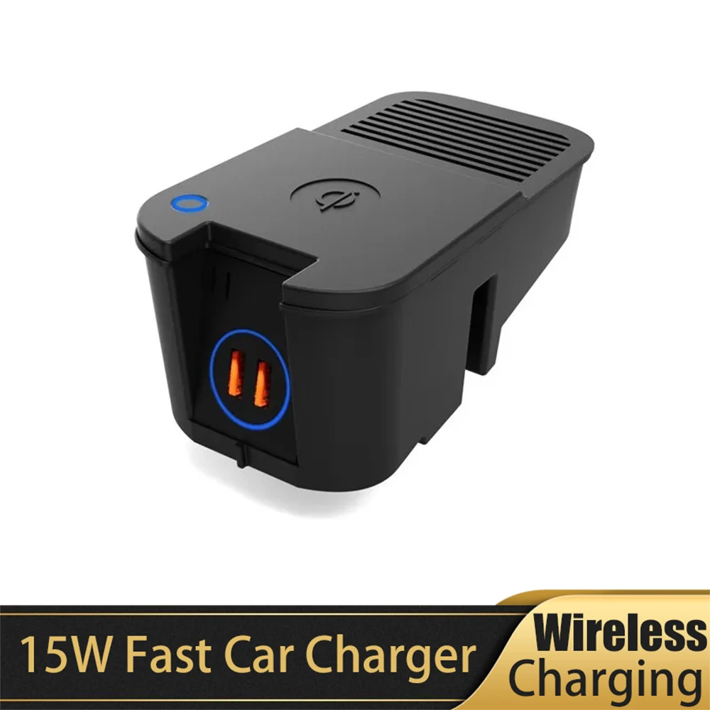 

Автомобильный телефон Магнитная Беспроводная зарядка Magsafe Индукционная зарядка для Volvo XC90 S90 V90 XC60 S60 V60 C60 2016-2023 черный интерфейс