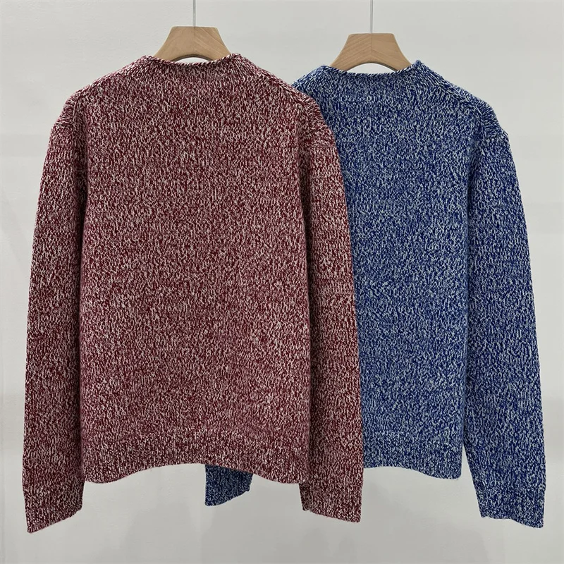 Женский свитер Новинка Осень 2024 высококачественный кашемировый Топ с длинным