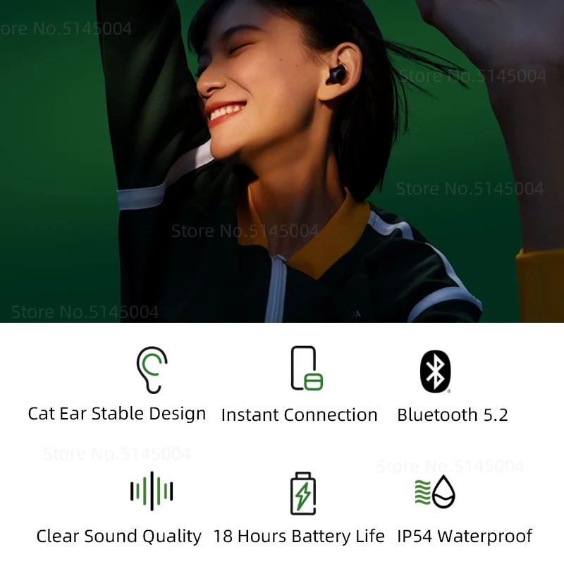 Беспроводные наушники Xiaomi Redmi Buds 3 Lite TWS Bluetooth 5 2 18 часов работы IP54 для 10 Note - купить