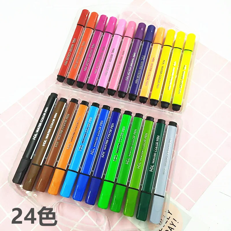 Watercolor Pen Student Stationery Water Color Crayons 047