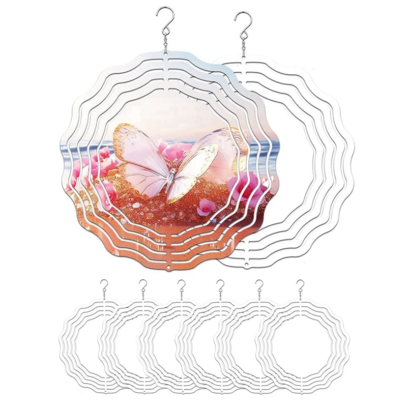 6 шт. двусторонняя кинетическая скульптура 8 дюймов