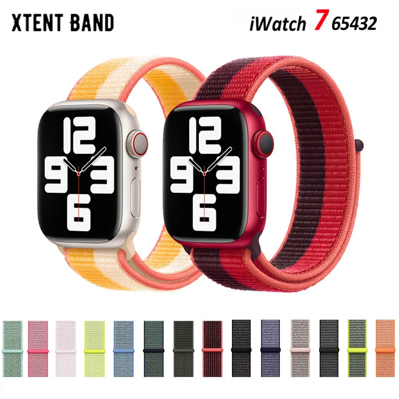 

Ремешок нейлоновый для Apple watch band 44 мм 40 мм 42 мм 38 мм 41 мм 45 мм