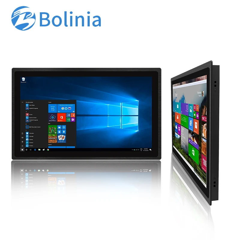 

21.5 inch generation2 i5 IPS1920*1080 fanless pc industrial touch screen monitor X86 all-in-one computer