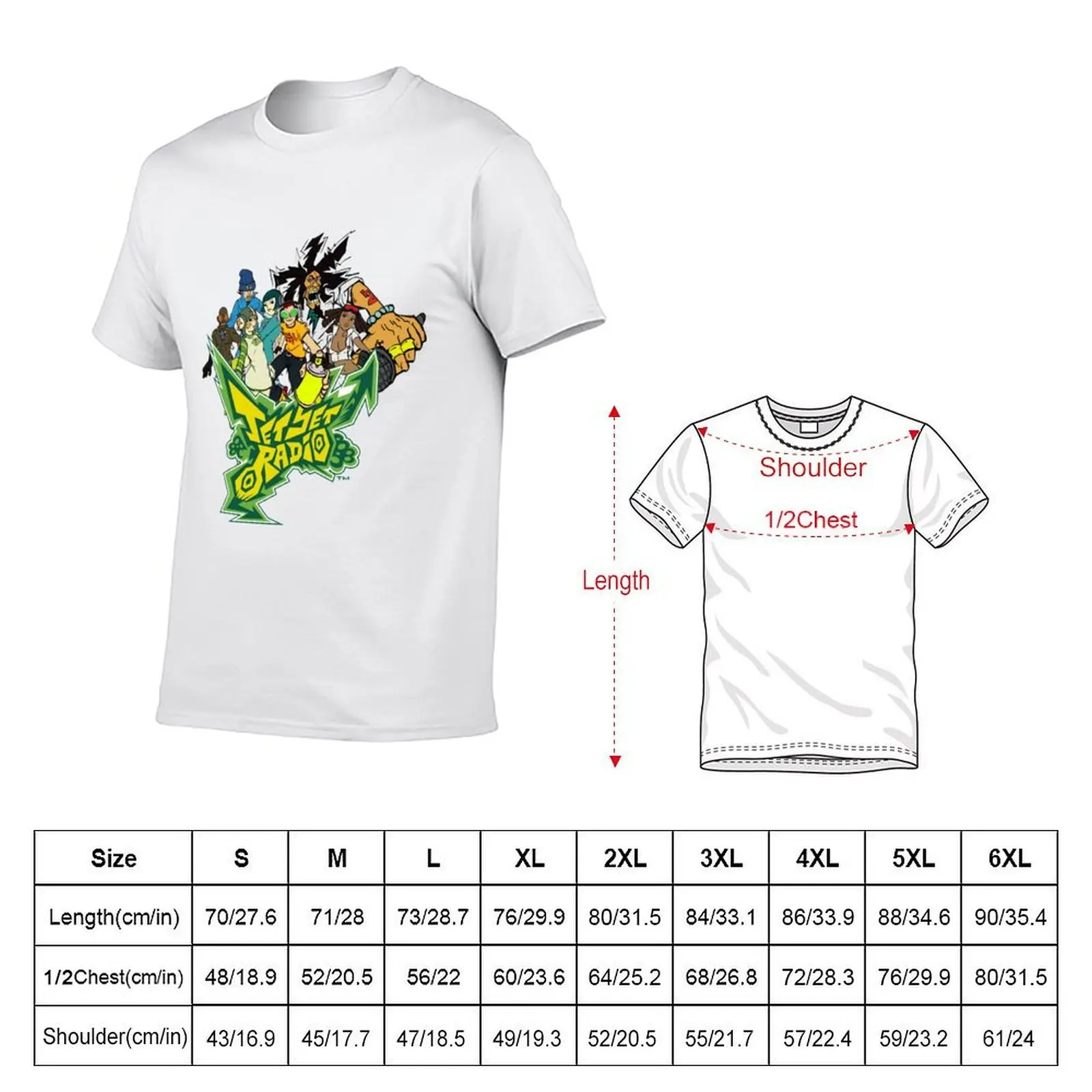 Фото Игра Jet Set Radio от Smilebit: управление группой молодежи, использующих роликовые коньки, для игры в футболку-тетрадку. №2