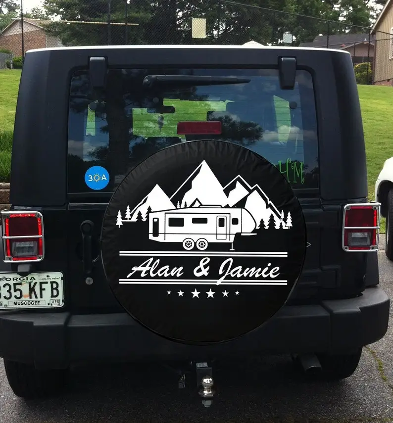 

Mountain is calling, camping tire cover, custom family name, RV custom tire cover, personalized tire cover, camper gifts,