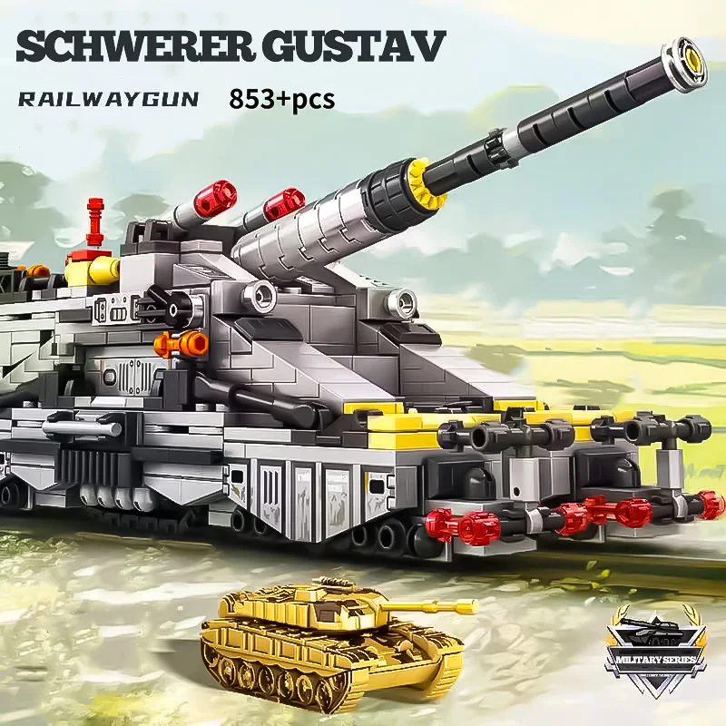 Военные строительные блоки ракетная установка Hamas бронеавтомобиль подарок для