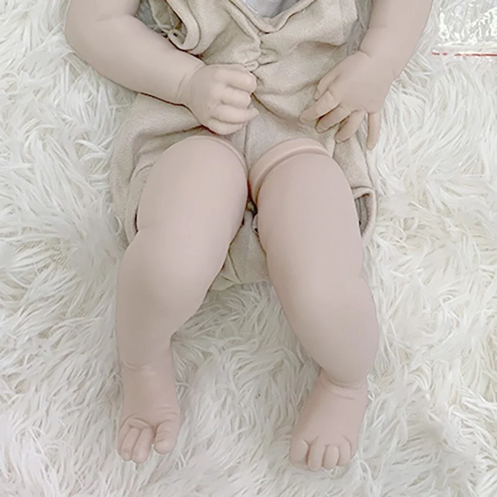 19Inch Unfinished Reborn Doll Kit Popular Limited Edition Ava Soft Vinyl Unpainted Parts with Body Eyes and COA |
