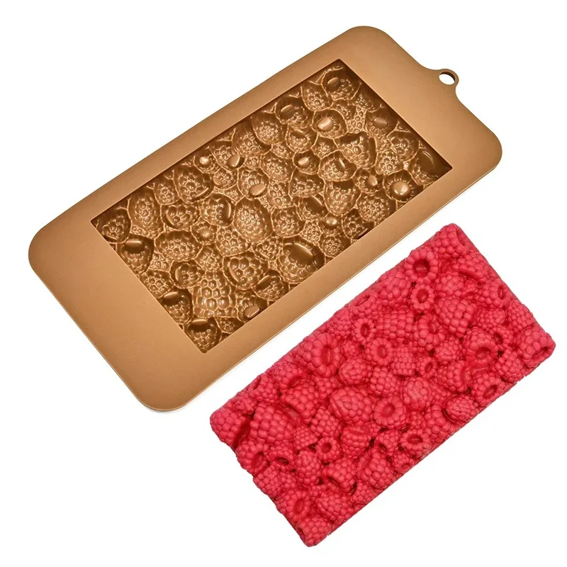 Силиконовая 3D форма для малины фруктов помадки шоколада мусса пудинга