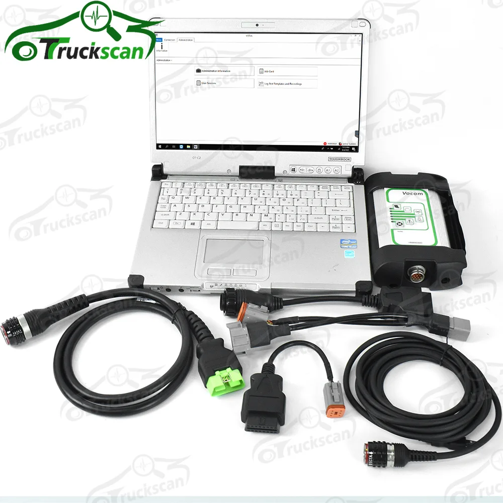 Фото Диагностический сканер CFC2 Laptop VODIA5 EPC для диагностики морских двигателей и промышленных генераторов №1