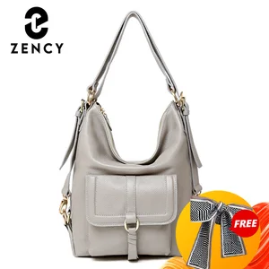 Zency модная женская сумка через плечо 100% натуральная кожа Большая вместительная сумка многофункциональная сумка через плечо сумка-мессенджер