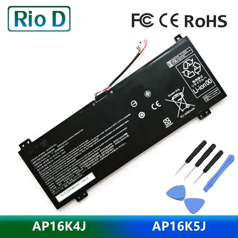 Аккумулятор для ноутбука AP16K4J AP16K5J 7 В 37 Втч 4810 мАч ACER Chromebook 11 6 дюйма Spin R751T R751TN CP511