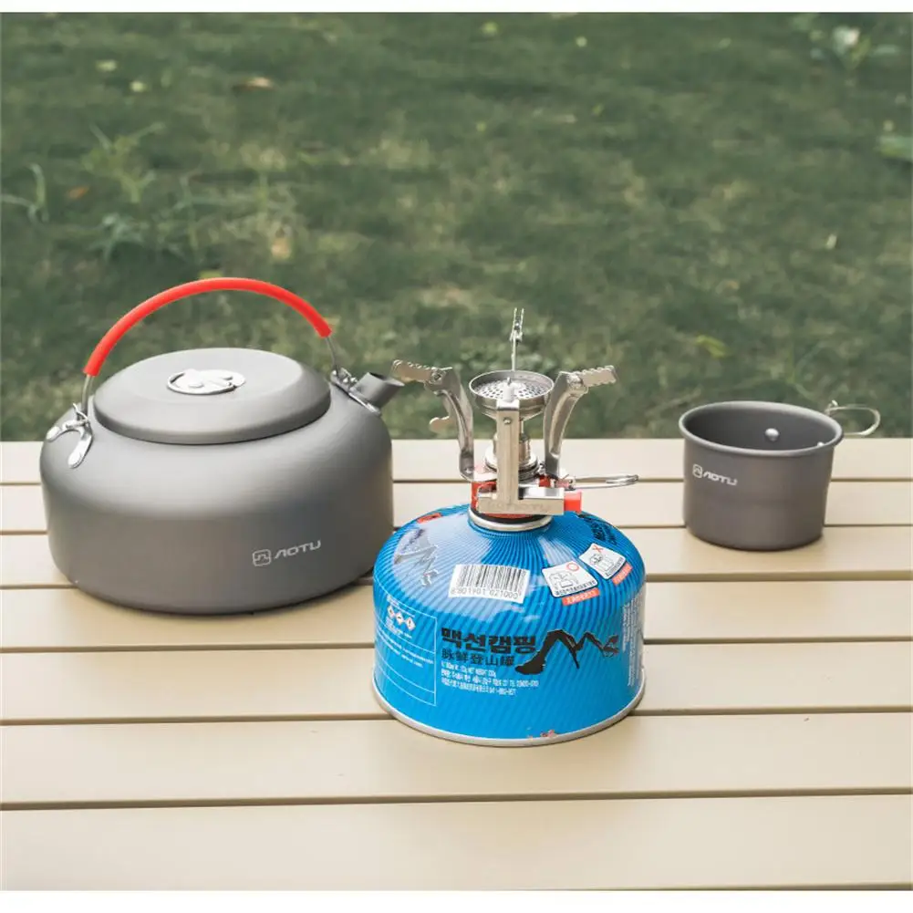 

Mini Gas Stove Outdoor Folding Tourist Burner Portable Furnace Picnic Cooking Split Stoves Cooker Gas Burner Camping Supplies