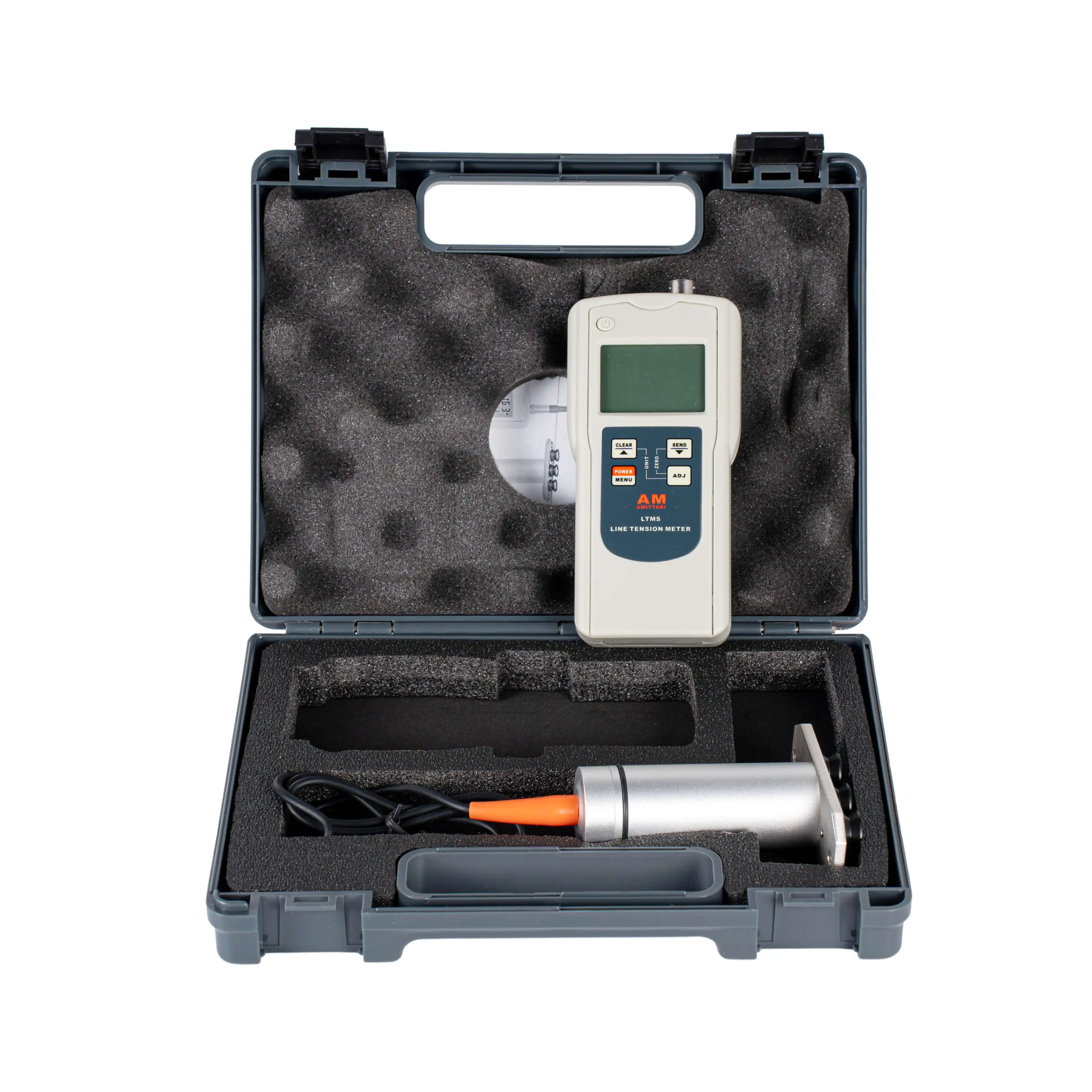 Цифровой Тензиометр ручной измеритель напряжения проводов 0 ~ 490N оптоволоконный