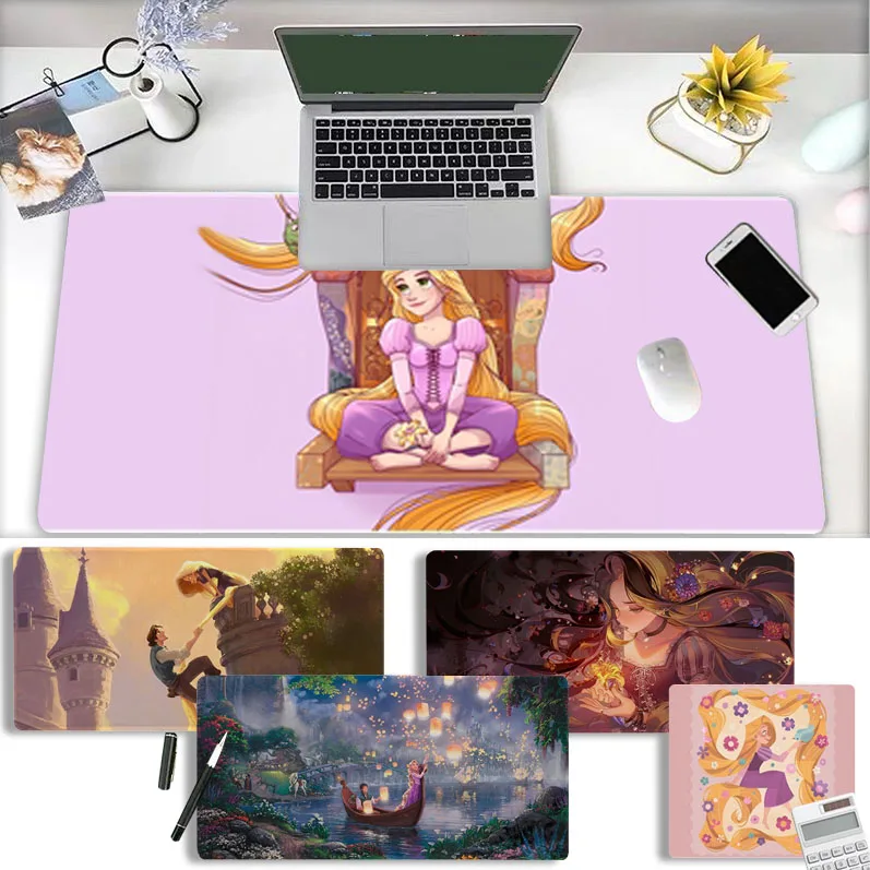 

Disney Tangled Rapunzel Princess New Arrivals Silicone Pad To Mouse Pad Game Size For CSGO Game Player Desktop Computer Laptop