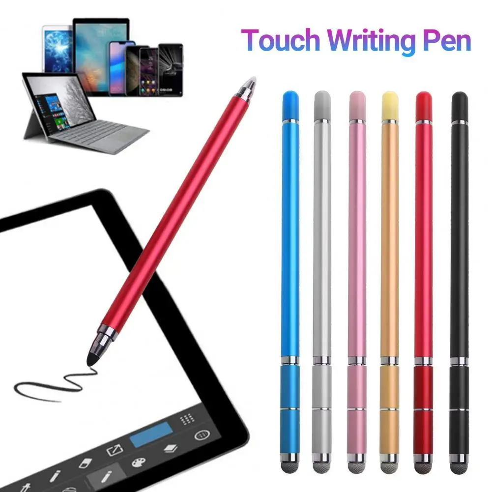 

1 Set Smartphone Pencil Anti-fingerprint Anti-scratch Aluminum Alloy Drawing Writing Capacitive Stylus for Tablet