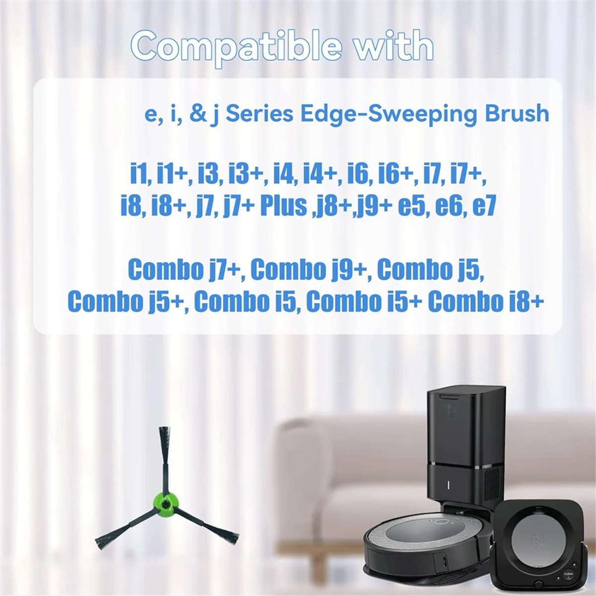 Набор из 14 щеток для подметания кромок IRobot Roomba I J и E серий I7 I7+ I8 I8+ Combo J7+ J9+ J5+ I5+ Plus E5