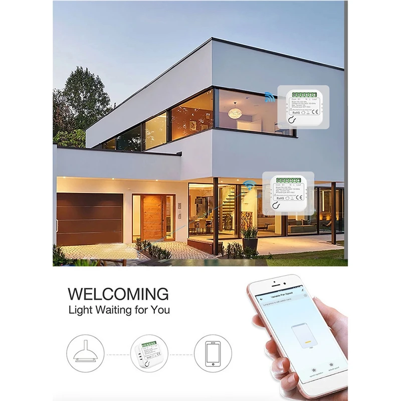 Акция! Умный Wi-Fi Bluetooth переключатель 10 А |