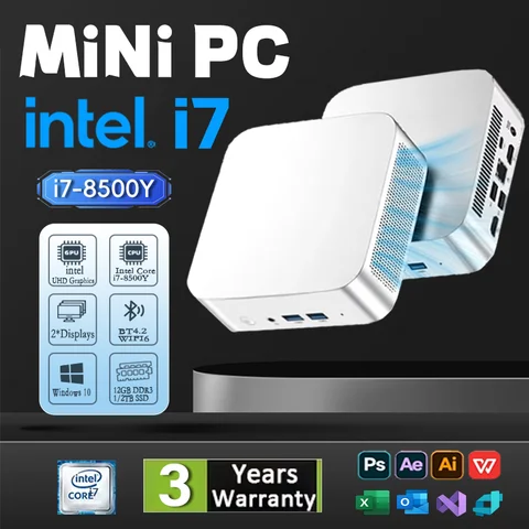 FUCHU mini pc computer Intel Core i7 12ГБ ОЗУ 1ТБ SSD