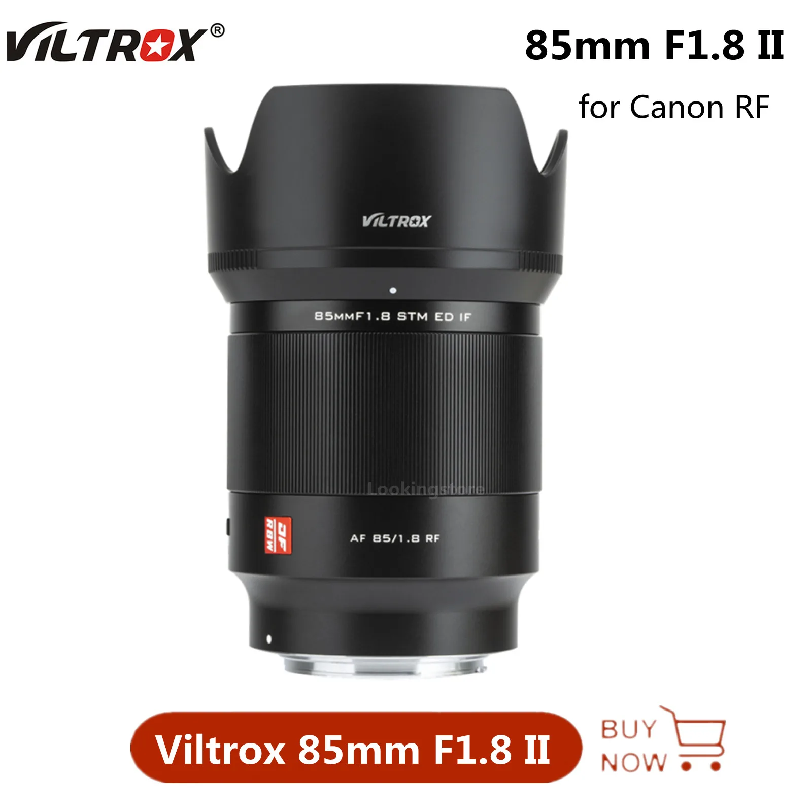 

Viltrox 85mm F1.8 RF STM Auto Focus Portrait Lens Full Frame for Canon EOS-R RF Mount Cameras RP EOSC70 R3 R5 R6
