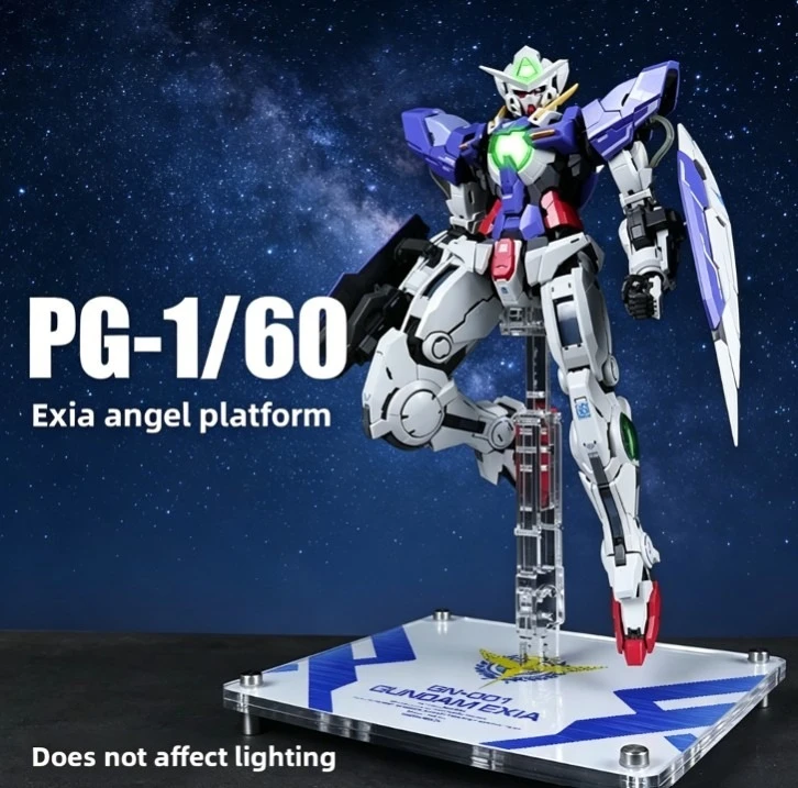 Фото Подставка для демонстрации модели PG EXIA Gundam, премиальная матовая платформа для коллекционеров, держатель для демонстрации моделей. №3