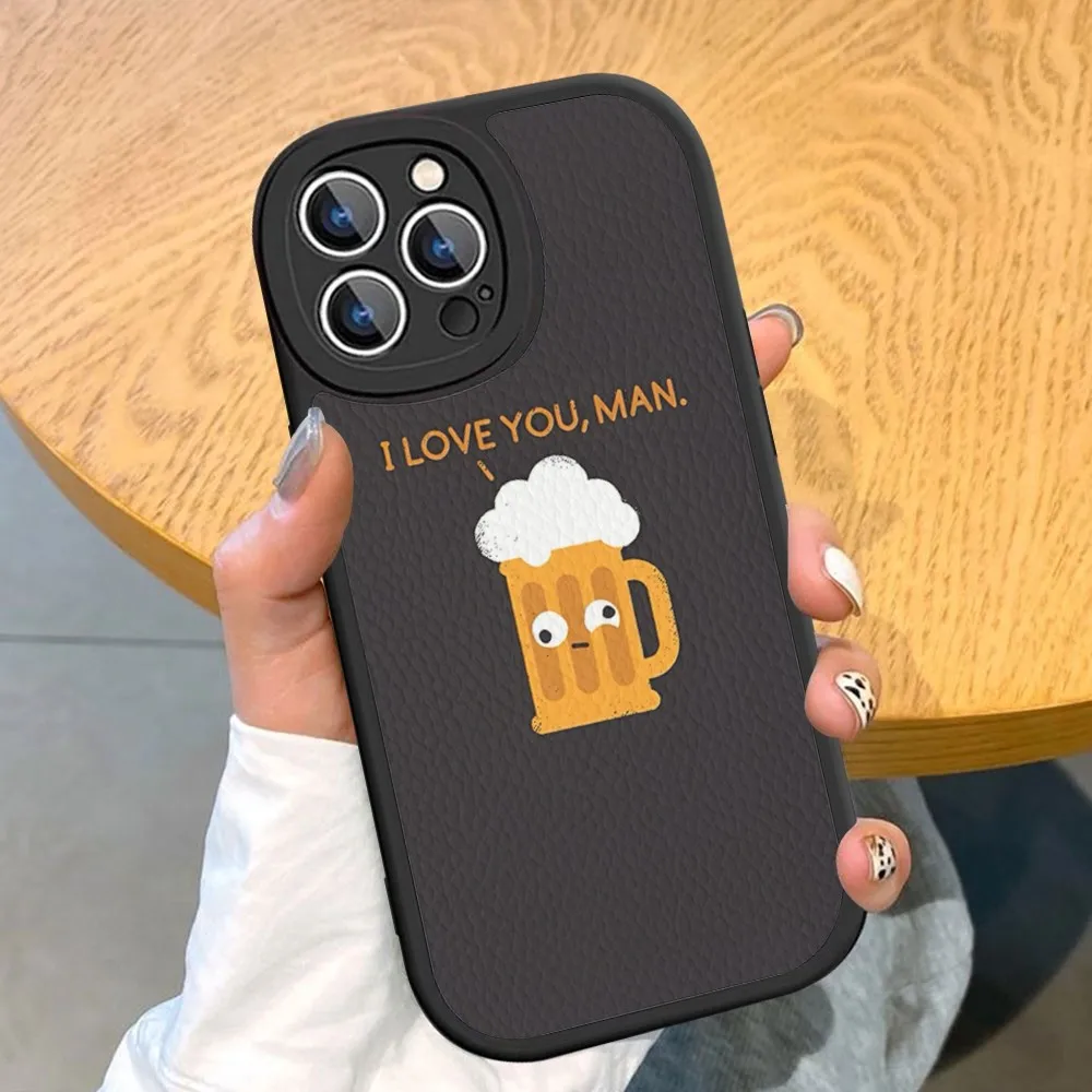 Чехол для телефона Beers Alcohol Bubble из жесткой кожи iPhone 14 13 12 Mini 11 Pro Max Xs X Xr 7 8 Plus Fundas