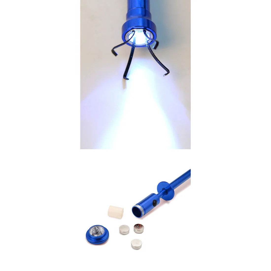 

Flexible Pick Up Tool Metal Grip Expandable Garbage Kitchens Workshops