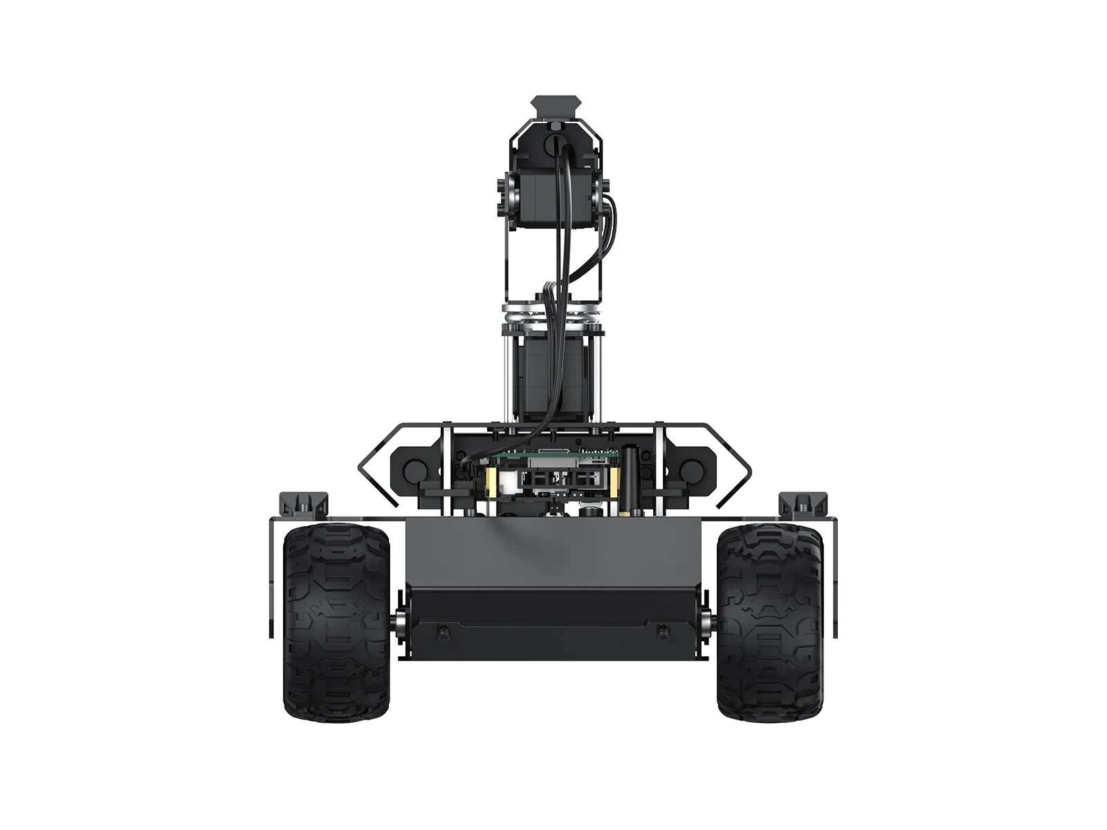 UGV Rover ROS 2 Робот с открытым исходным кодом 6 колес 4WD AI два контроллера