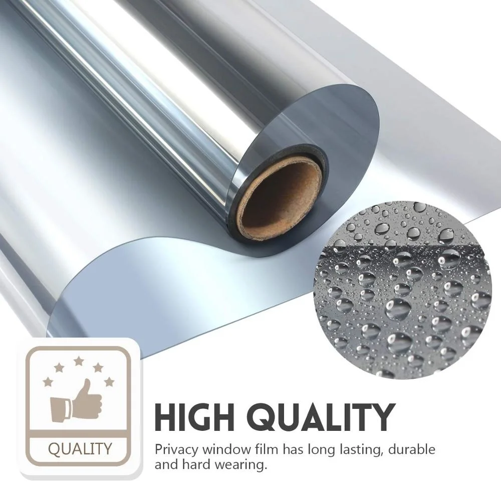 

Length 2/3/5 m One Way Mirror Window Film for Home Self Adhesive Reflective Privacy Window Tint Heat Control Solar Film Decor