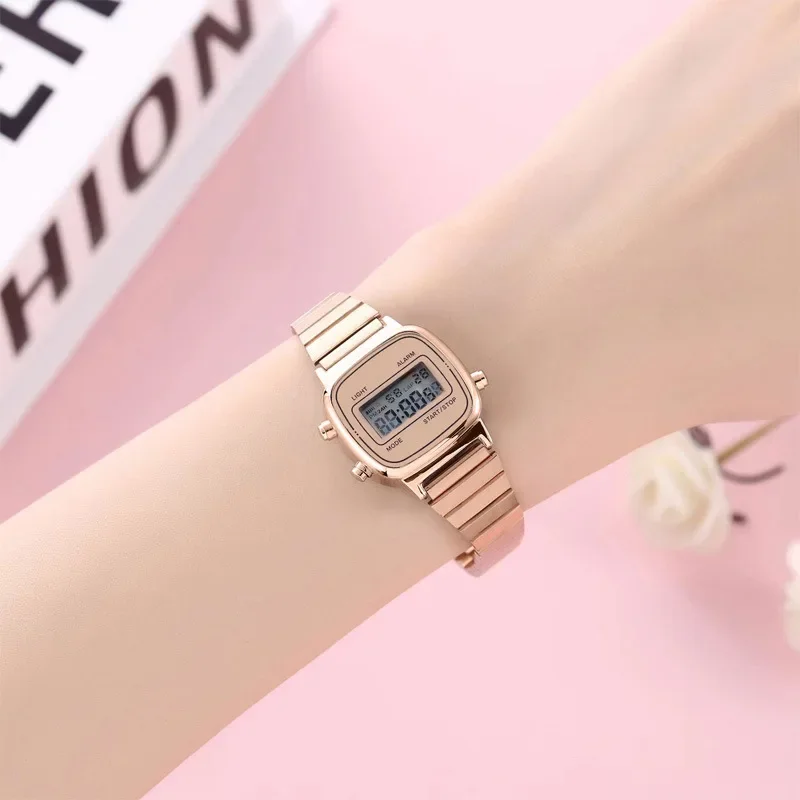 Часы женские/мужские электронные в ретро стиле люксовые дамские наручные с