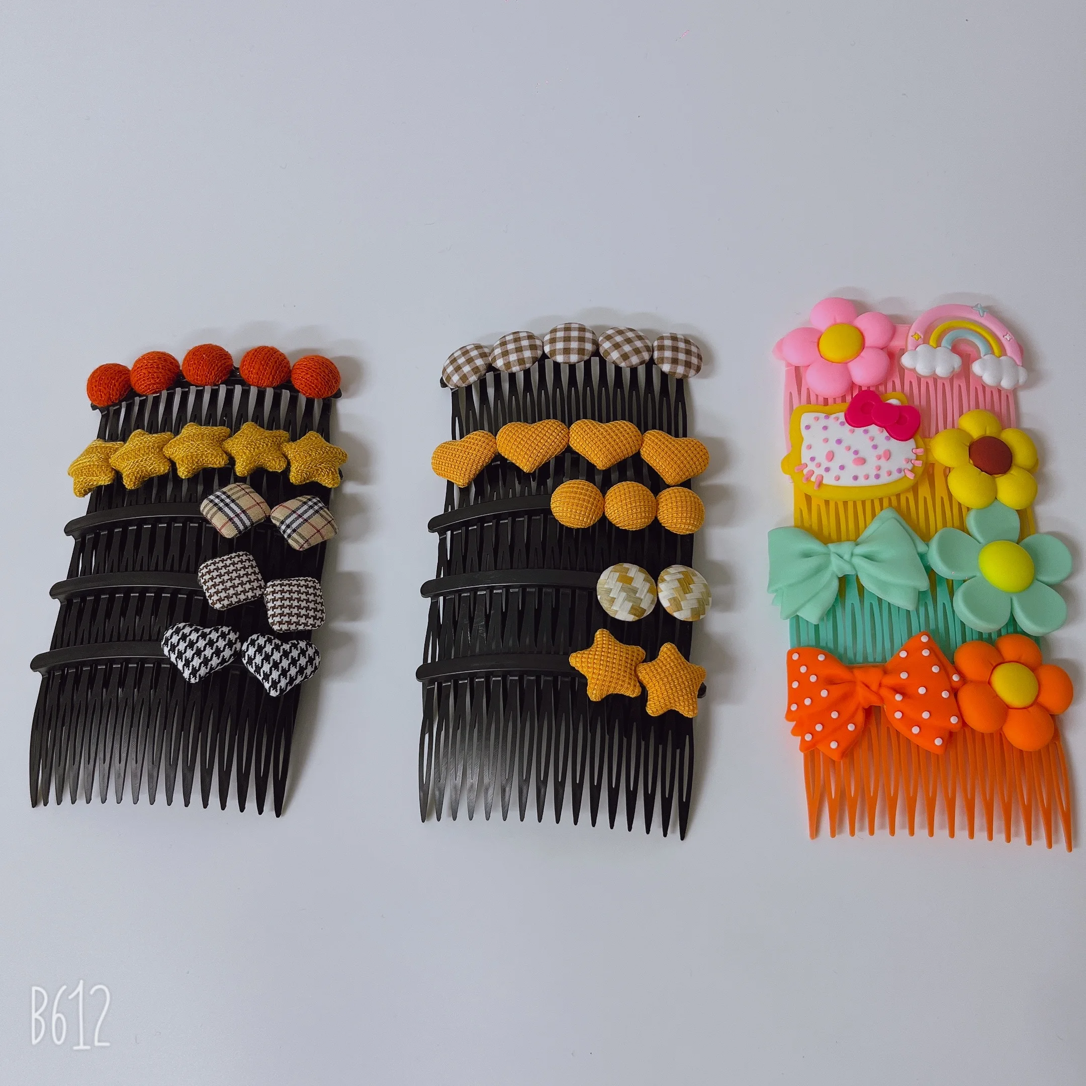 

Hair Comb Claw Hairpin Bangs Broken Hair Finishing Hairpin Candy-colored Hair Comb Cute Insert Comb Headdress Hair accessories