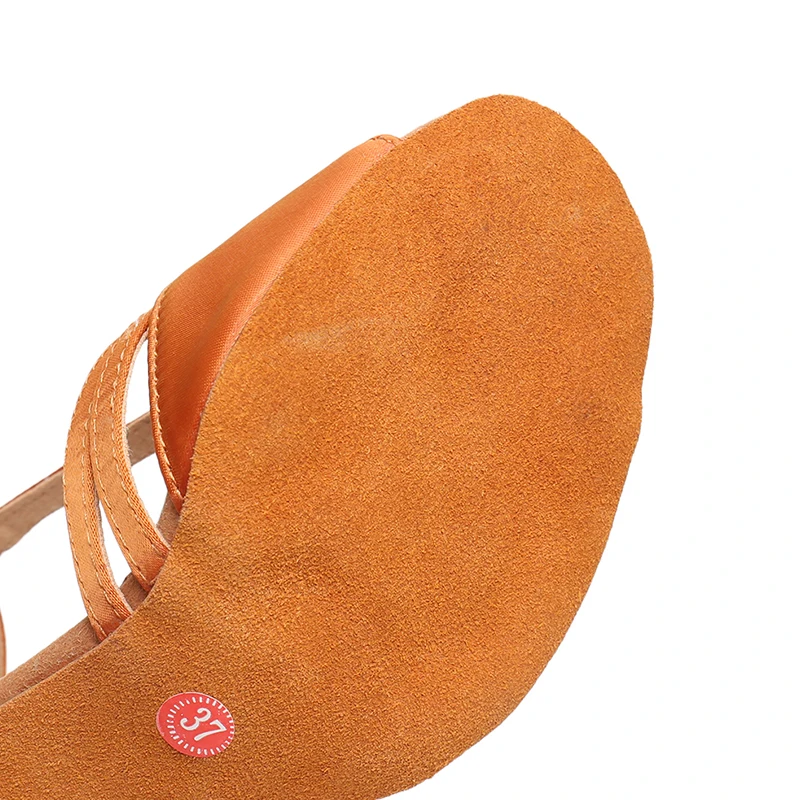 New Women's Ballroom Latin Dance Shoes Soft Ladies Girls Tango Jazz Dance Shoes Soft Bottom Salsa Sandal Shoes Heeled 5/7CM