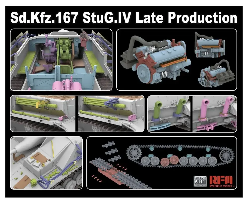 Модель RYEFIELD RFM RM-5111 1/35 Sd.Kfz.167 StuG.IV