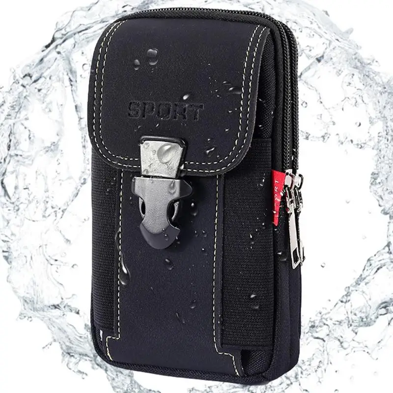 

Ремень-держатель для телефона, Универсальный женский ремень, женский ремень для мужчин, большая сумка для смартфона, поясная Сумка для кемпинга