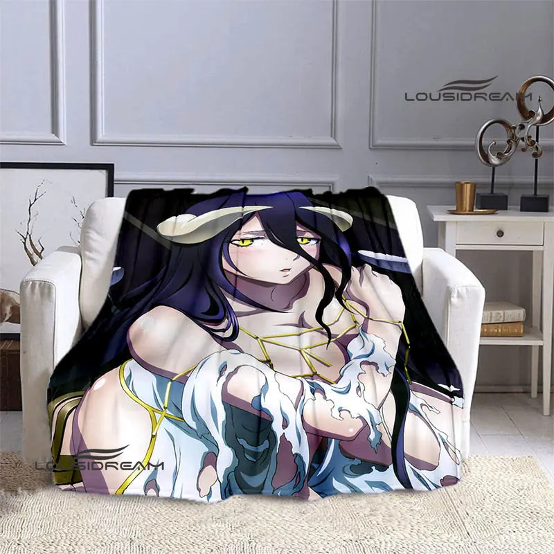 

Новейшее одеяло с рисунком персонаж аниме Overlord, мягкое и удобное домашнее одеяло для путешествий