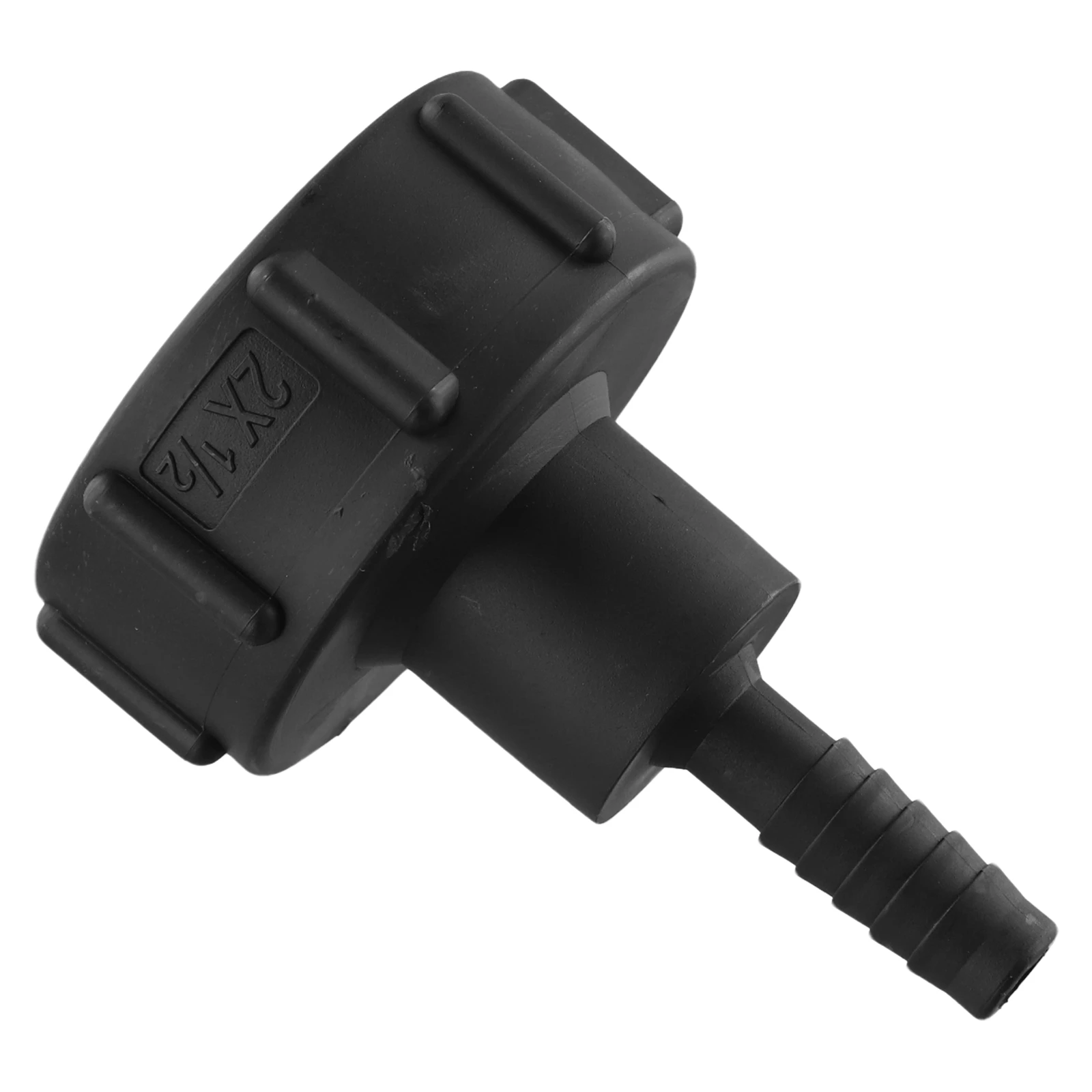 

IBC Tank Bucket Connector PP Plastic Replacement Tap Thread 1/2in 3/4in 1in 2in 1Pcs Accessories Adapter Black
